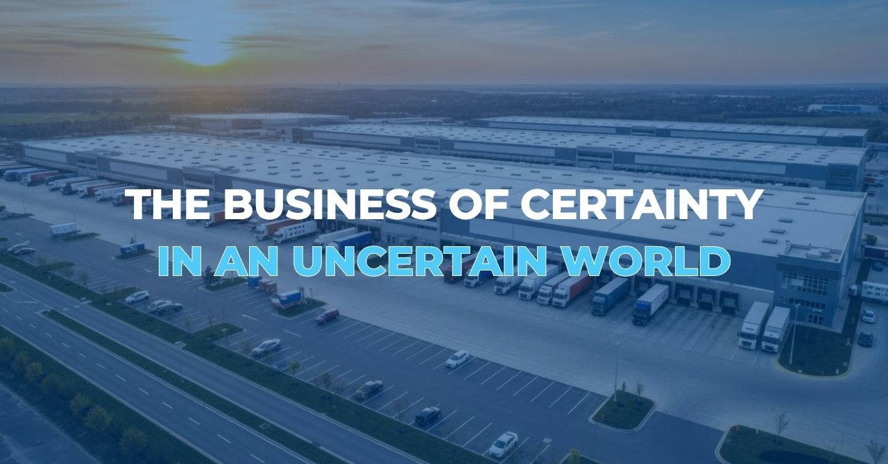 The business of certainty in an uncertain world